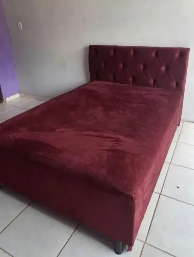 Cama com colchão bem confortável direto da fábrica pagamento após a entrega