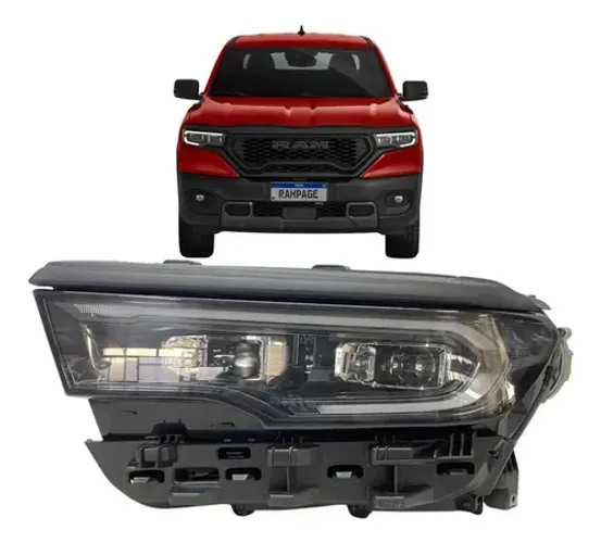 Farol Esquerdo Dodge Ram Rampage 2022 A 2025 Original Esquerdo/motorista