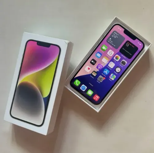 iPhone 14 128gb Branco com caixa e nota