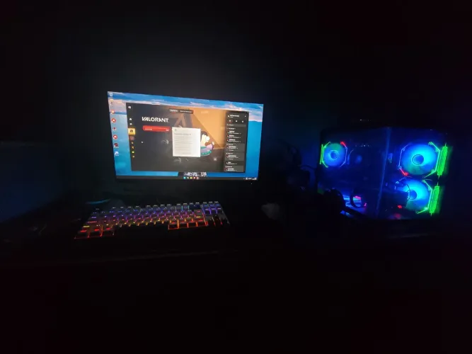 PC GAMER MONTADO HOJE RYZEN 5 5500 + RX7600 8GB!!!