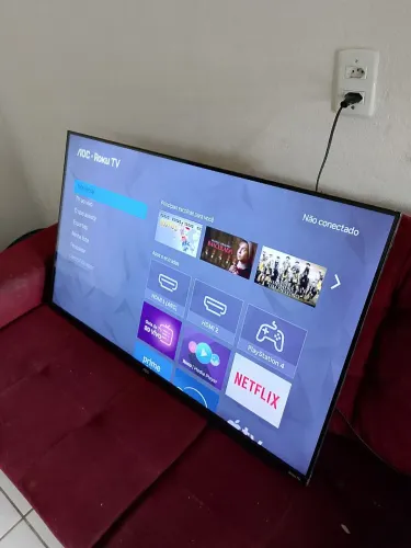 SMART TV 43* AOC - ALTÍSSIMA RESOLUÇÃO - SUPER PERFEITA.