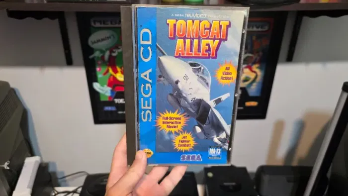 Jogo Tomcat Alley original SEGA CD completo americano