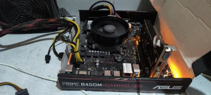 Placa mãe Asus prime B450M gaming BR