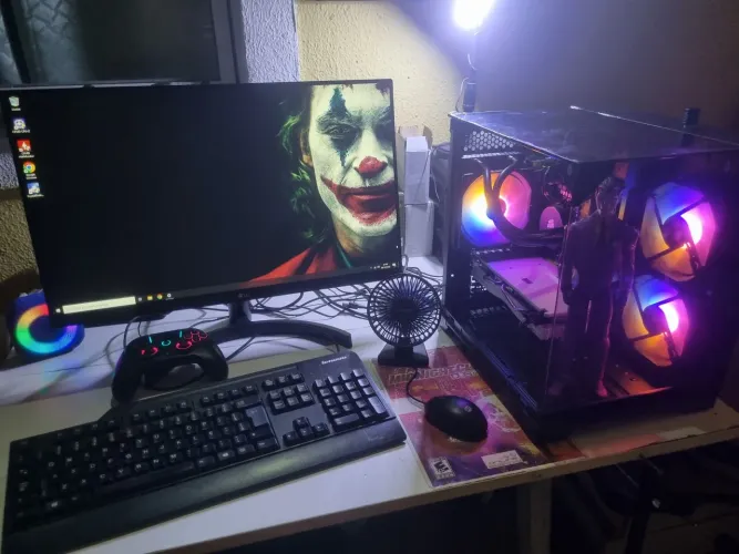 Pc Gamer mais Rx 580 16 ddr4 monitor 24 75htz