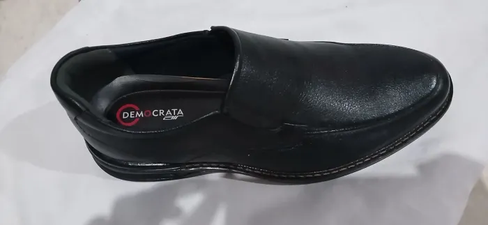 Sapato Social Democrata Air em Couro Preto - Nº 40