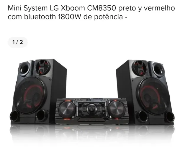 SOM LG Xboom Super Conservado