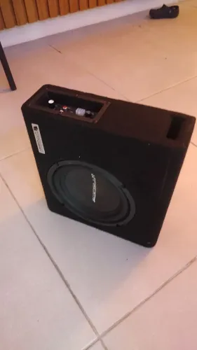 Subwoofer slim automotivo uzado 1 mês 