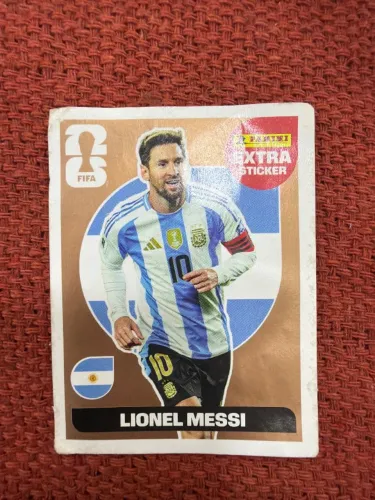 Figurinha Figurinha Extra Sticker Legend Bronze Lionel Messi Copa 2026