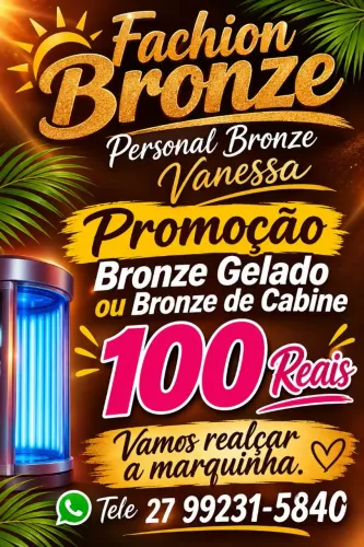 Bronze cabine ou bronze gelado