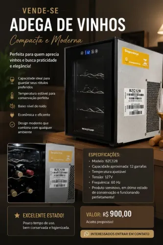 Adega de vinhos Brastemp