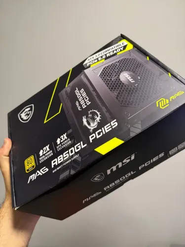 Fonte MSI MAG A850GL 850w 80 Plus Gold Modular PCIE5