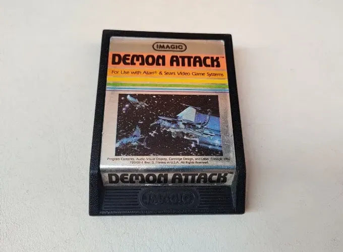 Cartucho Demon Attack Original Para Atari 2600