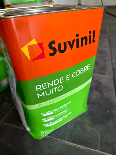 Tinta Suvinil CINZA elefante 18 L nova lacrada garantia até 2029
