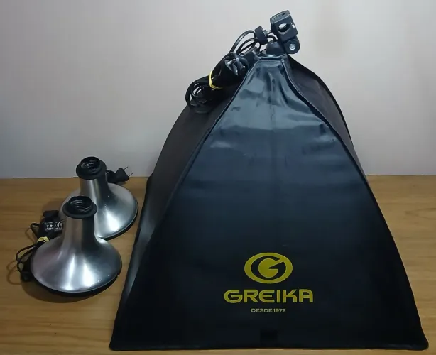 Equipamento de iluminação greika para fotografia