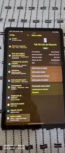 TABLET SANSUNG S6 LITE 4G RAM 64 ROM 