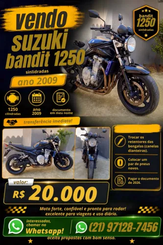 Moto forte ,confiável pronta pra roda , excelente para viagem e uso diário.