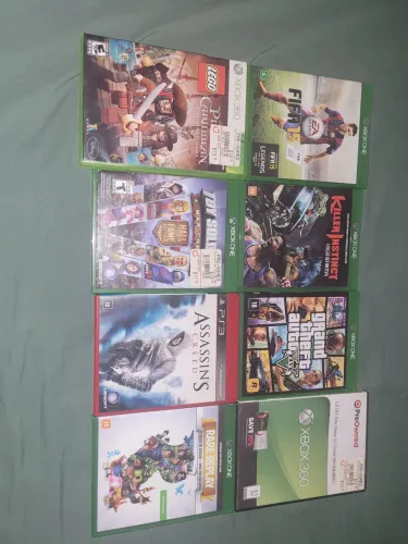 Lote Com 7 Jogos Originais (GTA V, Rare Replay, Killer Instinct e Mais)
