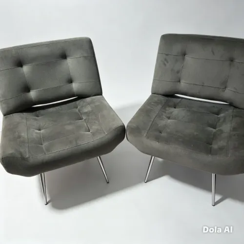 ? PAR DE POLTRONAS ESTILO MODERNO - ÓTIMO ESTADO! ?