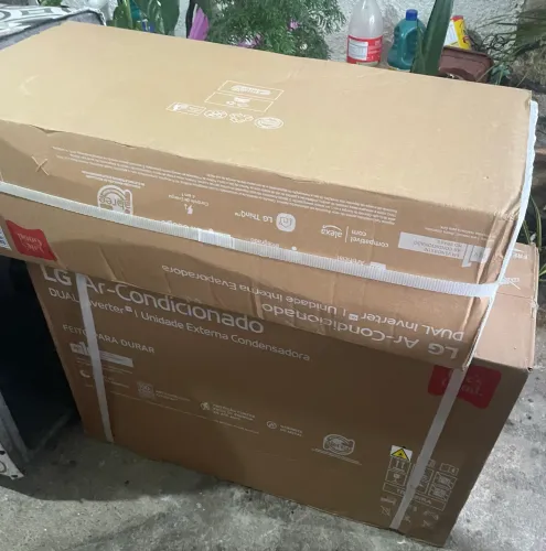 Ar Condicionado Split LG Dual Inverter Voice +IA 9000 BTUs Quente/Frio 220V Novo na Caixa