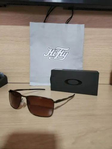Óculos de Sol Oakley Ejector Pewter Prizm Brown - NOVO SEM USO 