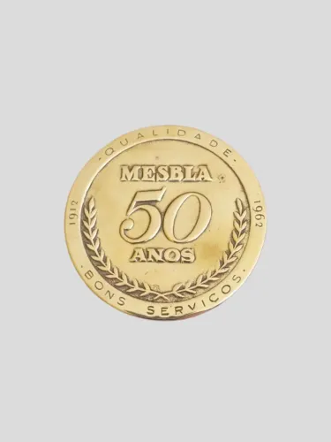 Medalha comemorativa 50 anos Loja Mesbla