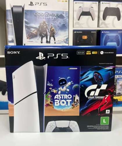 Ps5 Slim Novo versao ALL DIGITAL - 825GB 1 controle 2 jogos do combo - 4.299 NO PIX OU 4.1