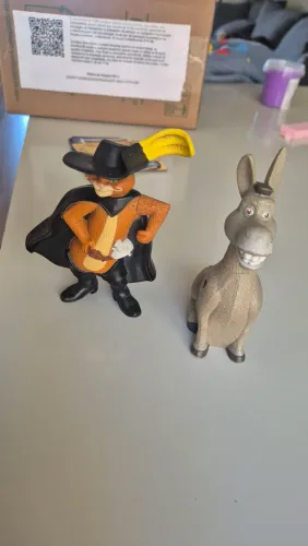 Burro e gato shrek