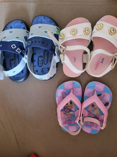 Kit de sapatinhos bebê/ calçados bebê infantil 