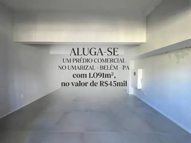 Moura Gestor Imobiliario Aluga Um prédio Comercial no Umarizal com 1.091m2, Belém, Pará