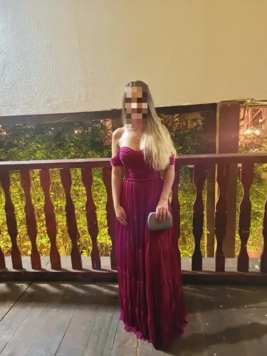 Vestido de festa rosa fúcsia 