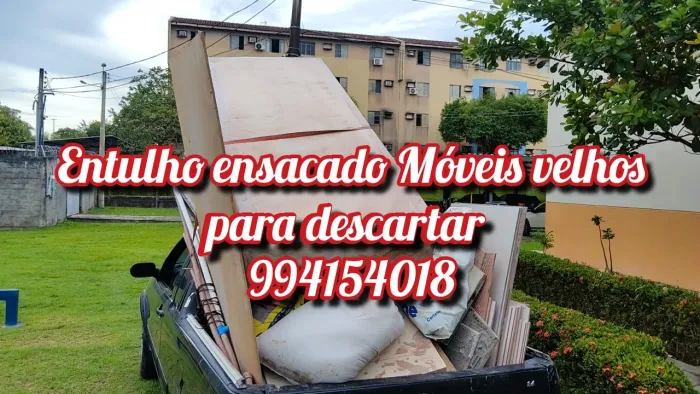 Retiro entulho para descarte apropriado