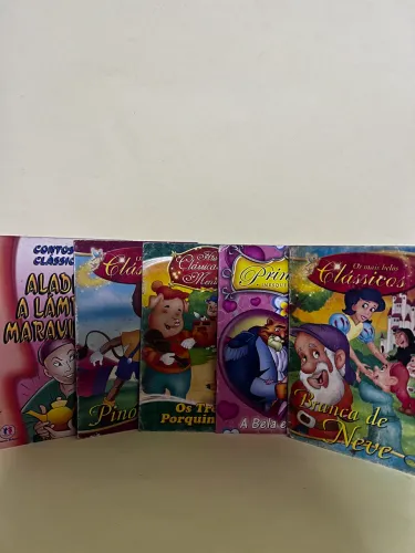 Lote com 5 livros 