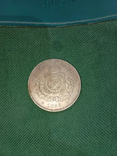  Moeda de 200 Rais de 1889 , império do Brazil , excelente moeda de níquel...