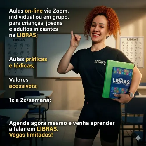 Venha aprender AGORA se comunicar em LIBRAS.