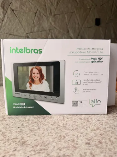 Videoporteiro Intelbras Allo WT7 Lite Wi-Fi | Novo | Nunca Instalado