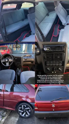 Volkswagen Gol Geração II 1000 Plus 8V 50cv Gasolina Mec. 2P 1996