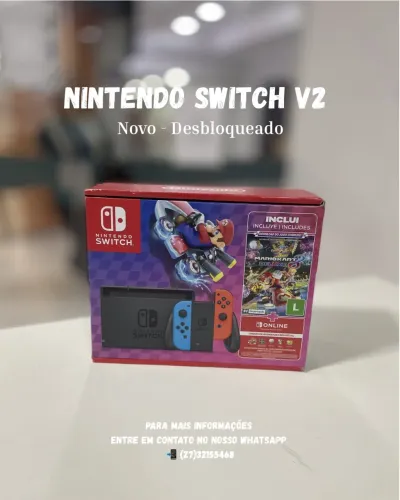 Switch v2 desbloqueado jogos a escolha