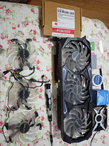 RTX 3080 Ti Galax SG 12Gb GDDR6X 4 fans RGB