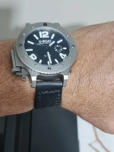 relógio U-Boat Titânium a corda, Safira 