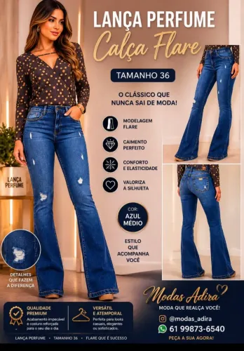 Calça lança perfume tamanho 36