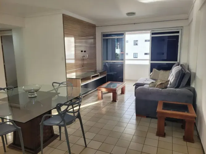 Apartamento Mobiliado de 127m² | 3 Quartos | 2 Suítes | Jardim Oceania
