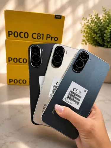 ?Pocophone C81 Pro ( 4G ) 256GB + 4GB RAM Global ?( 999,00) Preto e Dourado e Verde (