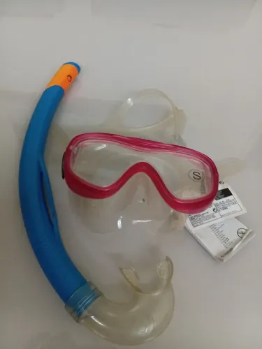 kit mergulho máscara e snorkel - tribord