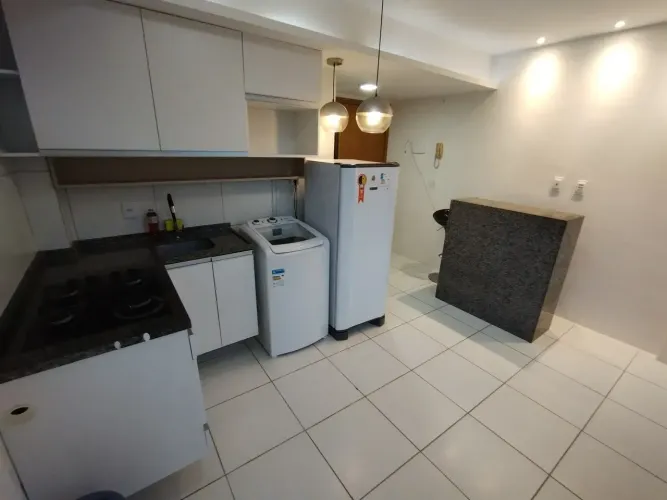 apartamento mobiliado com um quarto candeias