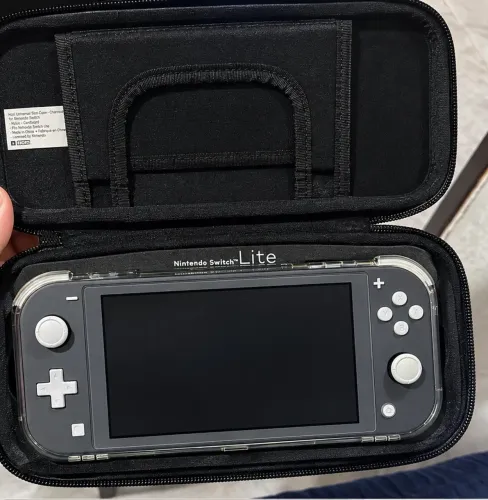 Nintendo Switch Lite Cinza Destravado + 256 GB ? Ótimo Estado