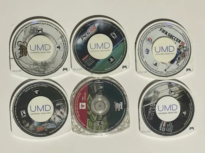 Jogos UMD para PSP sem capa e encarte LOOSE
