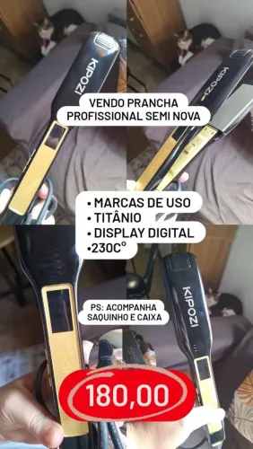 Vendo prancha profissional