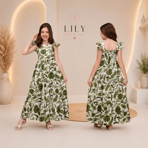 VESTIDO ESTAMPADO FLORAL 10 A 16 ANOS. CORES DISPONÍVEIS NO ANÚNCIO!