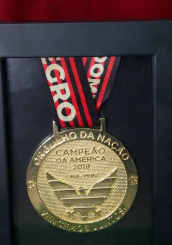 Quadro medalha campeão libertadores 2019