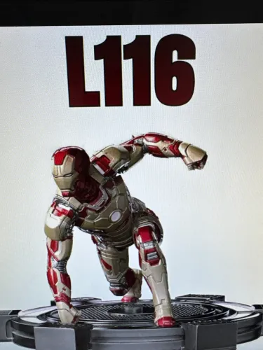 L116 iron man iron studios 1/10 e L120 Capitao america iron studios 1/10 - Reservado - LB